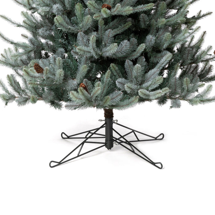 Park Hill Collection Tree Lot 9' Park Hill Slim Line Blue Spruce LED Lights XPQ82166 Park Hill Collection
