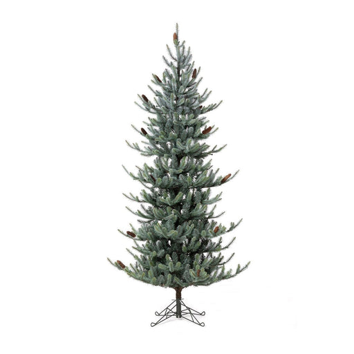 Park Hill Collection Tree Lot 7.5' Park Hill Slim Line Blue Spruce LED Lights XPQ82170 Park Hill Collection