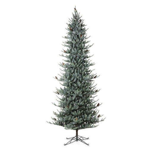 Park Hill Collection Tree Lot 12' Slim Blue Spruce Tree with LED Lights XPQ90688 Park Hill Collection