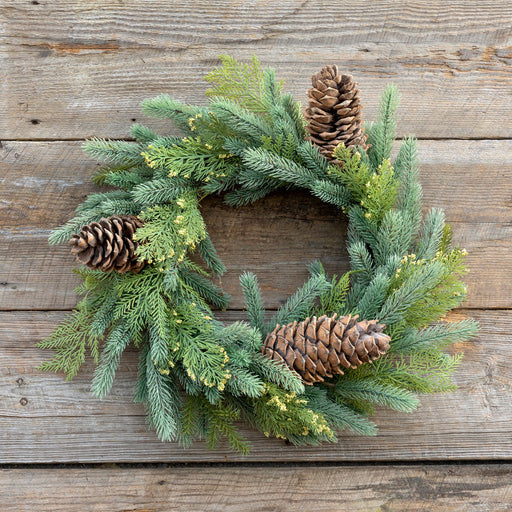 Park Hill Collection Mixed Evergreen Wreath XPW82203 Park Hill Collection