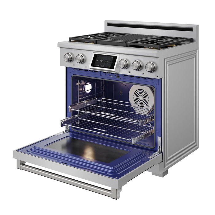 Thor Kitchen X Series 36-Inch Dual Fuel Range (XRD36E) – rack
