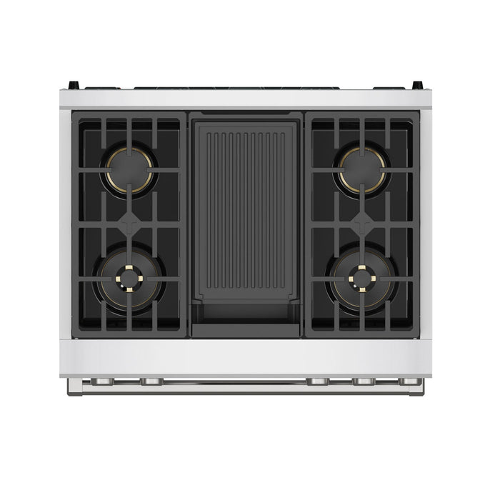 Thor Kitchen X Series 36-Inch Dual Fuel Range (XRD36E) – top