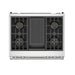 Thor Kitchen X Series 36-Inch Dual Fuel Range (XRD36E) – top