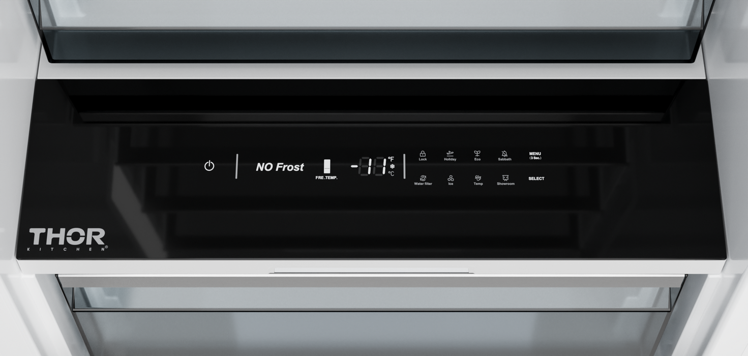 Thor Kitchen X Series 24-Inch Freezer Column (XRF24CFZ) – control panel