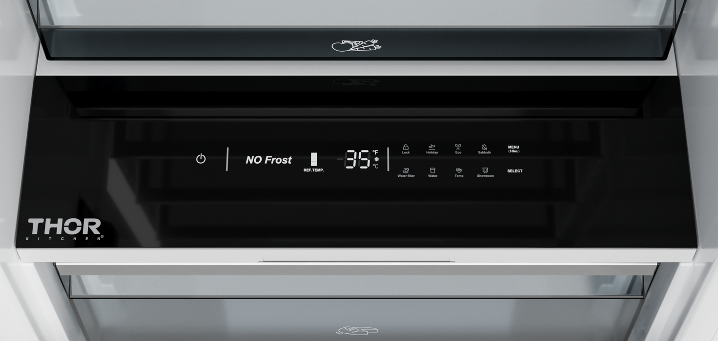 Thor Kitchen X Series 24-Inch Stainless Column Refrigerator (XRF24CRF-SS) – control panel