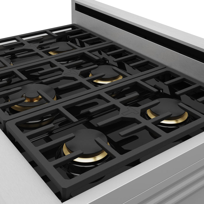 Thor Kitchen X Series 36-Inch Gas Range (XRG36E) – close-up grates