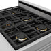 Thor Kitchen X Series 36-Inch Gas Range (XRG36E) – close-up grates