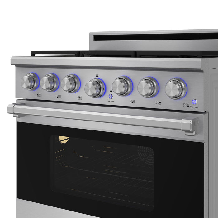 Thor Kitchen X Series 36-Inch Gas Range (XRG36E) – close-up