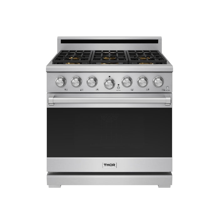 Thor Kitchen X Series 36-Inch Gas Range (XRG36E) – front closed