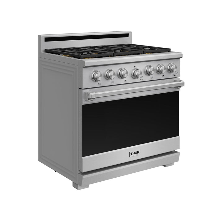 Thor Kitchen X Series 36-Inch Gas Range (XRG36E) – left