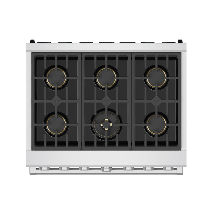 Thor Kitchen X Series 36-Inch Gas Range (XRG36E) – top