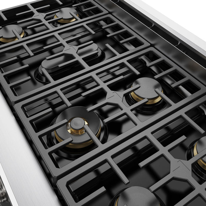 Thor Kitchen X Series 48-Inch Gas Range (XRG48E) – up grates