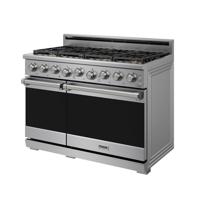 Thor Kitchen X Series 48-Inch Gas Range (XRG48E) – angle left