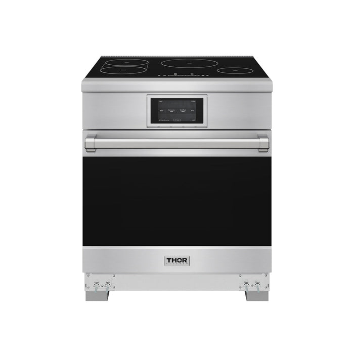 Thor Kitchen X Series 30-Inch Induction Range (XRI30E) – front lights on