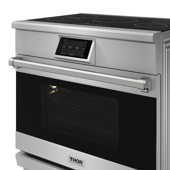 Thor Kitchen X Series 36-Inch Induction Range (XRI36E) – close-up panel angle