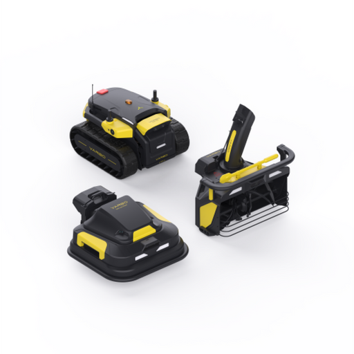 Yarbo autonomous robot mowing a residential lawn with precision