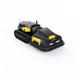 Close-up view of Yarbo smart mower cutting grass evenly