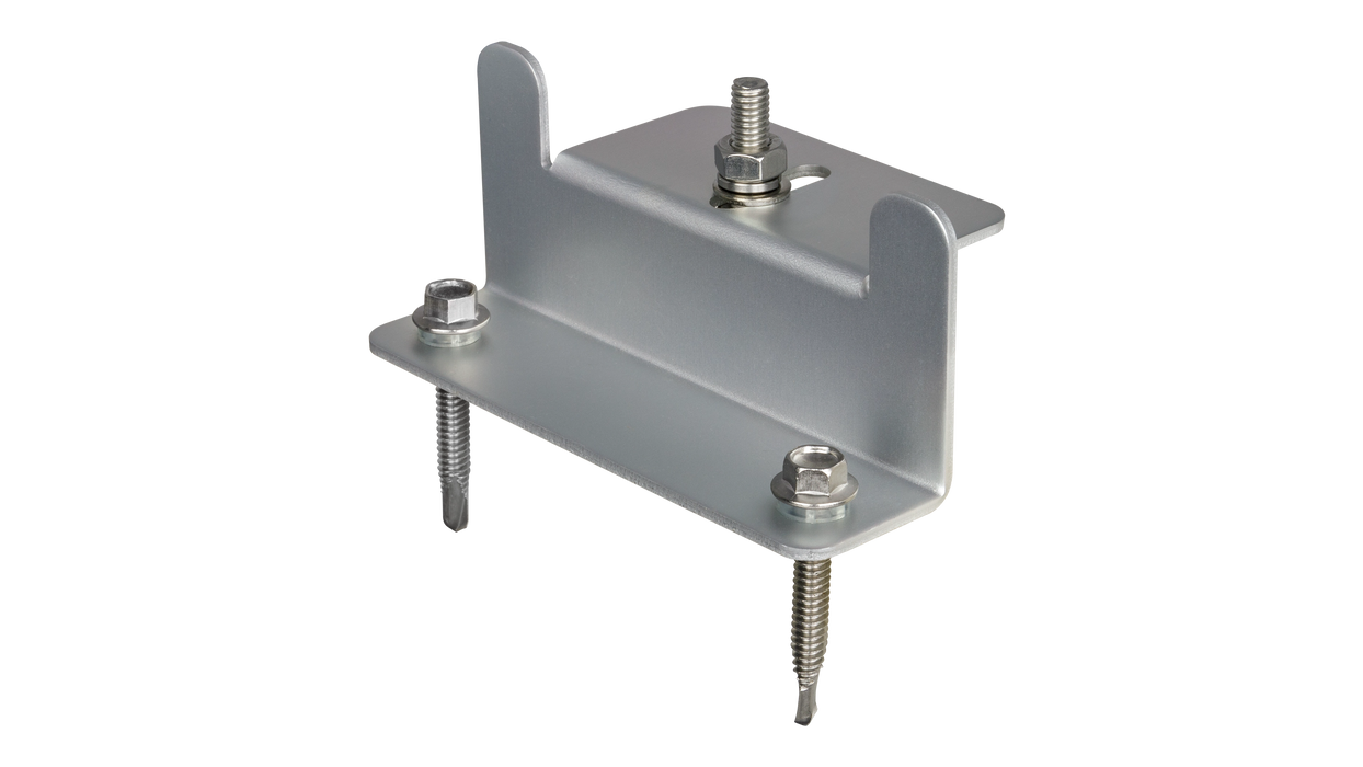 Z-Bracket Solar Panel Mounting Hardware Set, 4 Pack, Mounts One Solar Panel to Roof or Wall - Urban Supply Inc