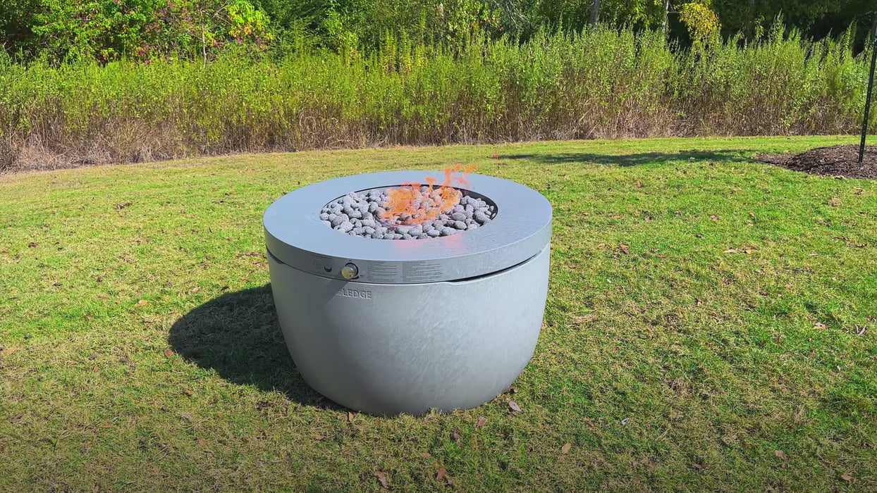 Ledge Lounger Fire & Lighting Fire Pit-Propane-40" Round — view 19