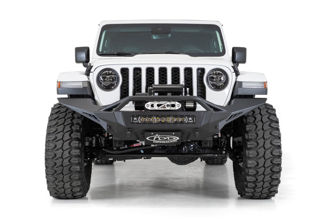 Addictive Desert Designs 2018-2026 Jeep JK/JL/JT Stealth Fighter Front License Plate Bracket – image 1 of 7