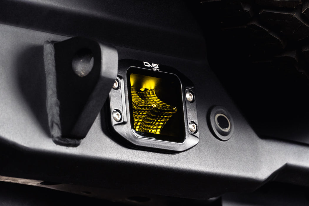 DV8 Offroad 3-Inch Elite Series LED Amber Flush Mount Pod Light – image 2 of 15