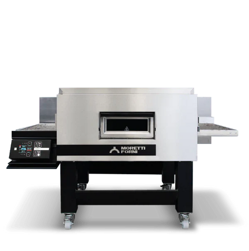 AMPTO Electric Conveyor Pizza Oven, 81"W x 60"D x 48-1/4"H, 25-3/4"W belt, single deck - TT96E1 AMPTO