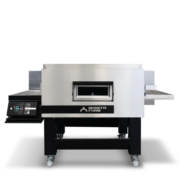 AMPTO Electric Conveyor Pizza Oven, 81"W x 60"D x 48-1/4"H, 25-3/4"W belt, single deck - TT96E1 AMPTO