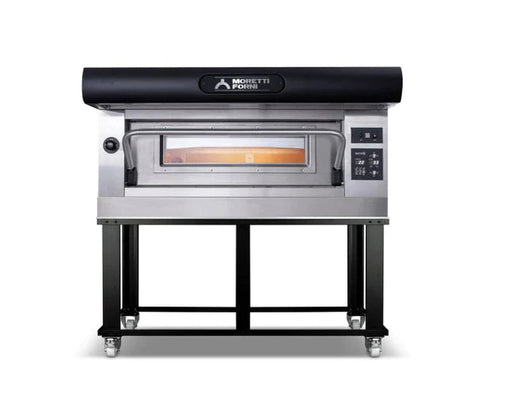 AMPTO Electric Pizza Oven Amalfi 26'' x 41'' x 7'' (Chamber) 208/240/60/3 - 3 Decks with tray guide base - AMALFI B1X AMPTO