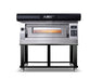 AMPTO Electric Pizza Oven Amalfi 26'' x 41'' x 7'' (Chamber) 208/240/60/3 - 3 Decks with tray guide base - AMALFI B1X AMPTO