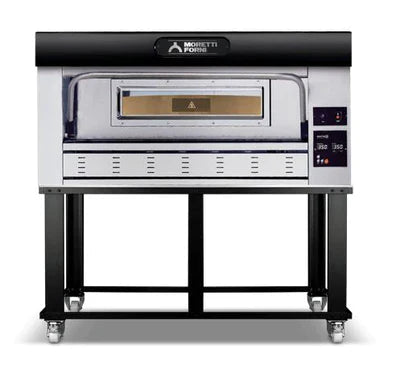 AMPTO Gas Pizza Oven P110G 44'' x 29'' x 7'' (Chamber) - 1 Deck - P110G A1X AMPTO