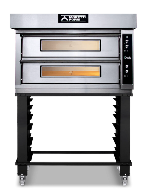AMPTO iDeck electronic Control Electric Pizza Oven 41"W x 41"D chamber. 2 Deck - ID-D 105.105 AMPTO