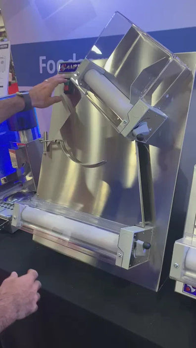 AMPTO Pizza dough sheeter (2 rollers) 16" - LAM040 AMPTO