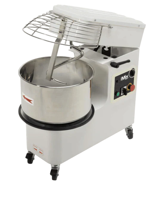 AMPTO Spiral Mixer 83 lbs dough. 55 lbs of flour. 42qts bowl. raising head and removed bowl. 220/60/3 - 2 Speeds. ETL. NSF - IM R38/2 AMPTO