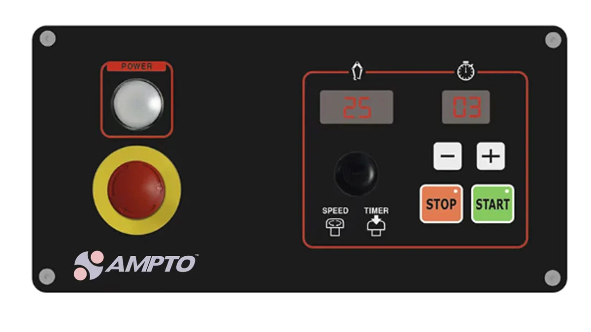 AMPTO Twin Diving Arms Mixer 123-1/2 lb dough capacity 208-220v/60/1-ph - IBT55INV AMPTO