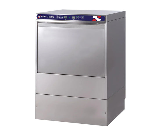 AMPTO Undercounter Dishwasher, door type, front loading, 23-5/8"W, (20/30 or 60) racks/hour capacity, high temp - 500 AMPTO