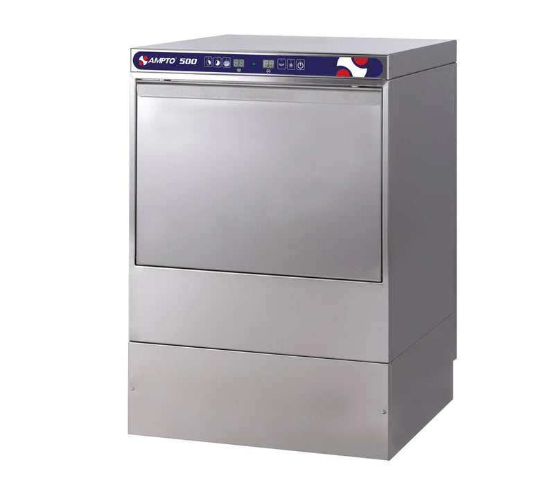 AMPTO Undercounter Dishwasher, door type, front loading, 23-5/8"W, (20/30 or 60) racks/hour capacity, high temp - 500 AMPTO