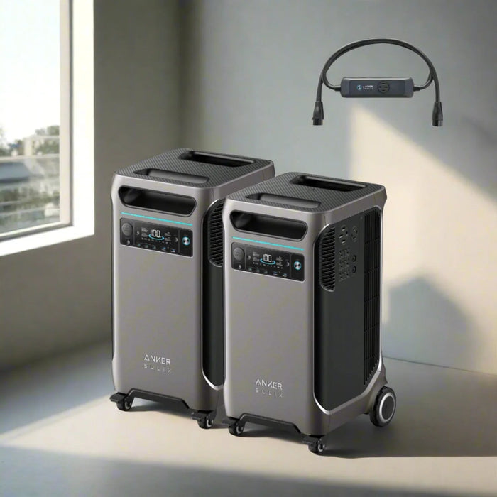 Green Vista Living Anker SOLIX F3800 x 2 + Double Power Hub - Main Product Image