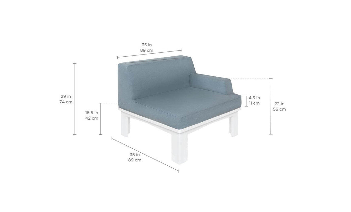 Ledge Lounger Mainstay Sectional Left Arm — view 8