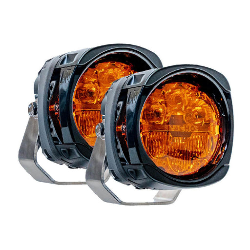 NACHO Quatro Amber SAE Compliant with harness Auxiliary Lighting