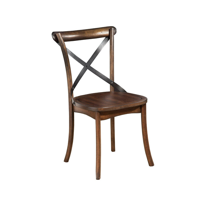 Alpine Furniture Arendal Side Chairs, Burnished Dark Oak