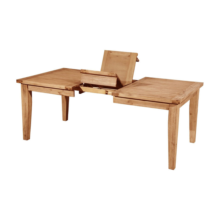 Alpine Furniture Aspen Extension Dining Table, Antique Natural