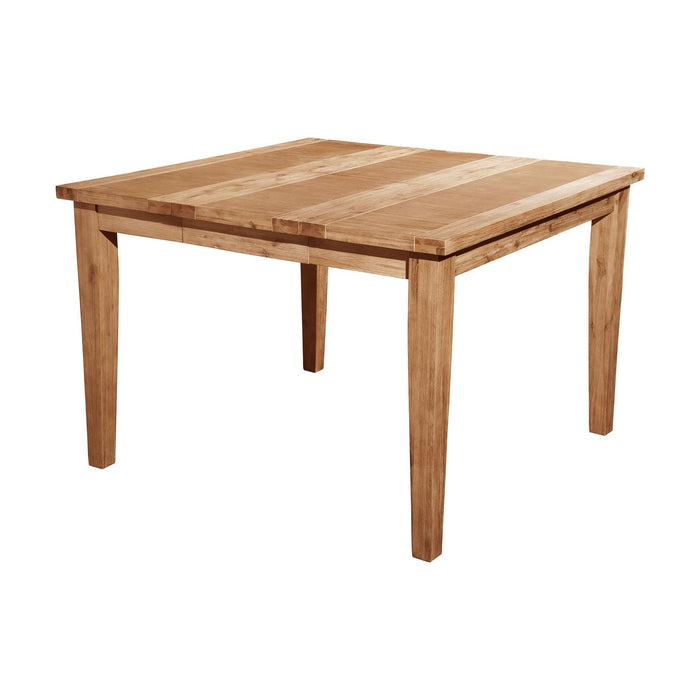 Alpine Furniture Aspen Extension Pub Table, Antique Natural