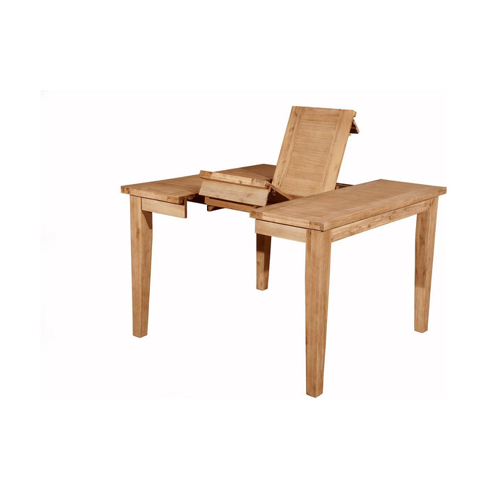 Alpine Furniture Aspen Extension Pub Table, Antique Natural