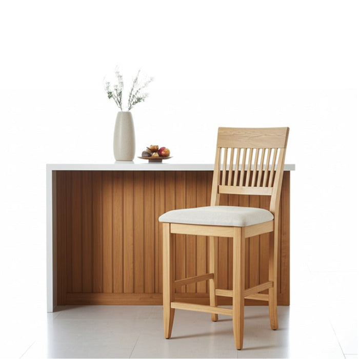 Alpine Furniture Aspen Pub Chairs, Antique Natural (Set of 2)