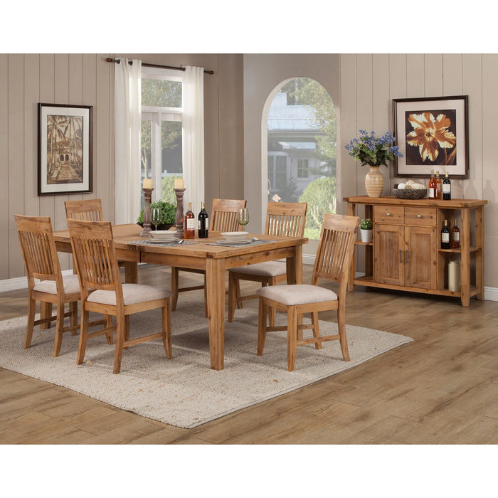 Alpine Furniture Aspen Server, Antique Natural