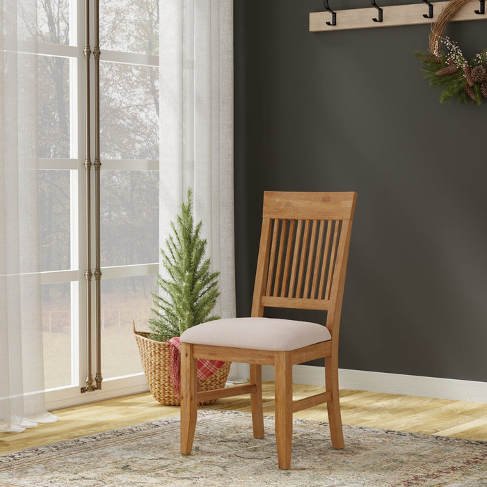 Alpine Furniture Aspen Side Chairs, Antique Natural
