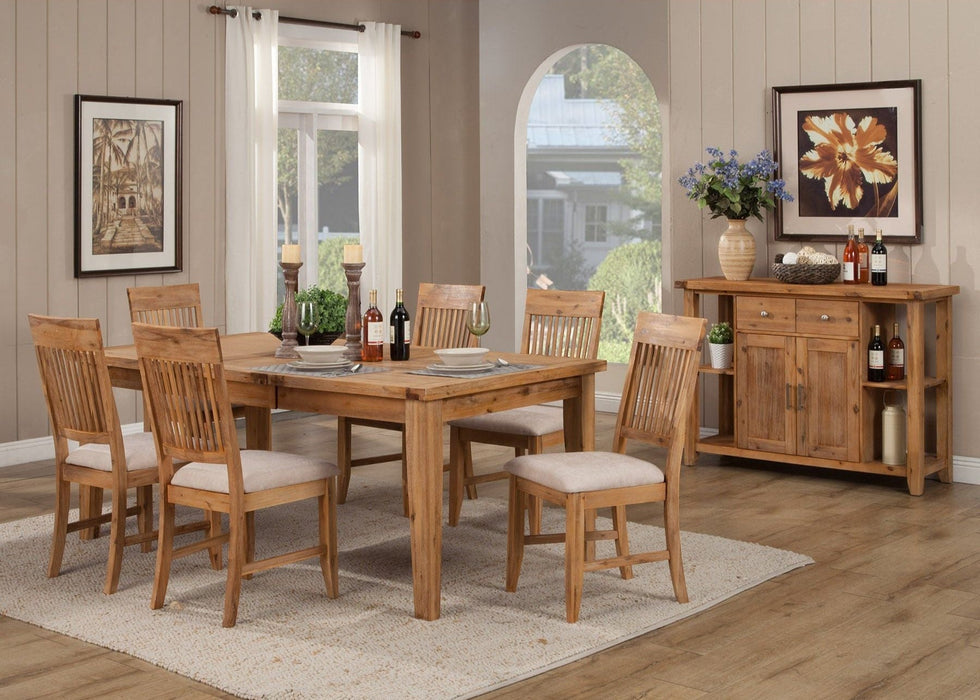 Alpine Furniture Aspen Side Chairs, Antique Natural