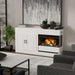 Dimplex Optimyst Aura 30" Water Vapor Built-In Electric Fireplace - installed lifestyle view