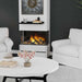 Dimplex Optimyst Aura 30" Water Vapor Built-In Electric Fireplace - installed lifestyle view 2