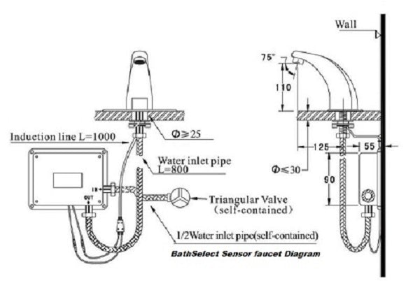 EcoMotion Infrared Sensor Faucet by Cascada Showers - View 14